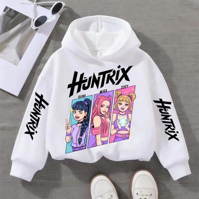 Popular Kpop Witch Hunting Children's Clothing, Including Boys' and Girls' Spring and Autumn Hoodies and Fashionable Sportswear
