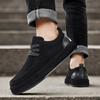 Men's Shoes Suede Leather Casual Shoes Fashion Lace Up Sneakers Comfortable Man Walking Shoe Loafers Outdoor Platform Work Shoes