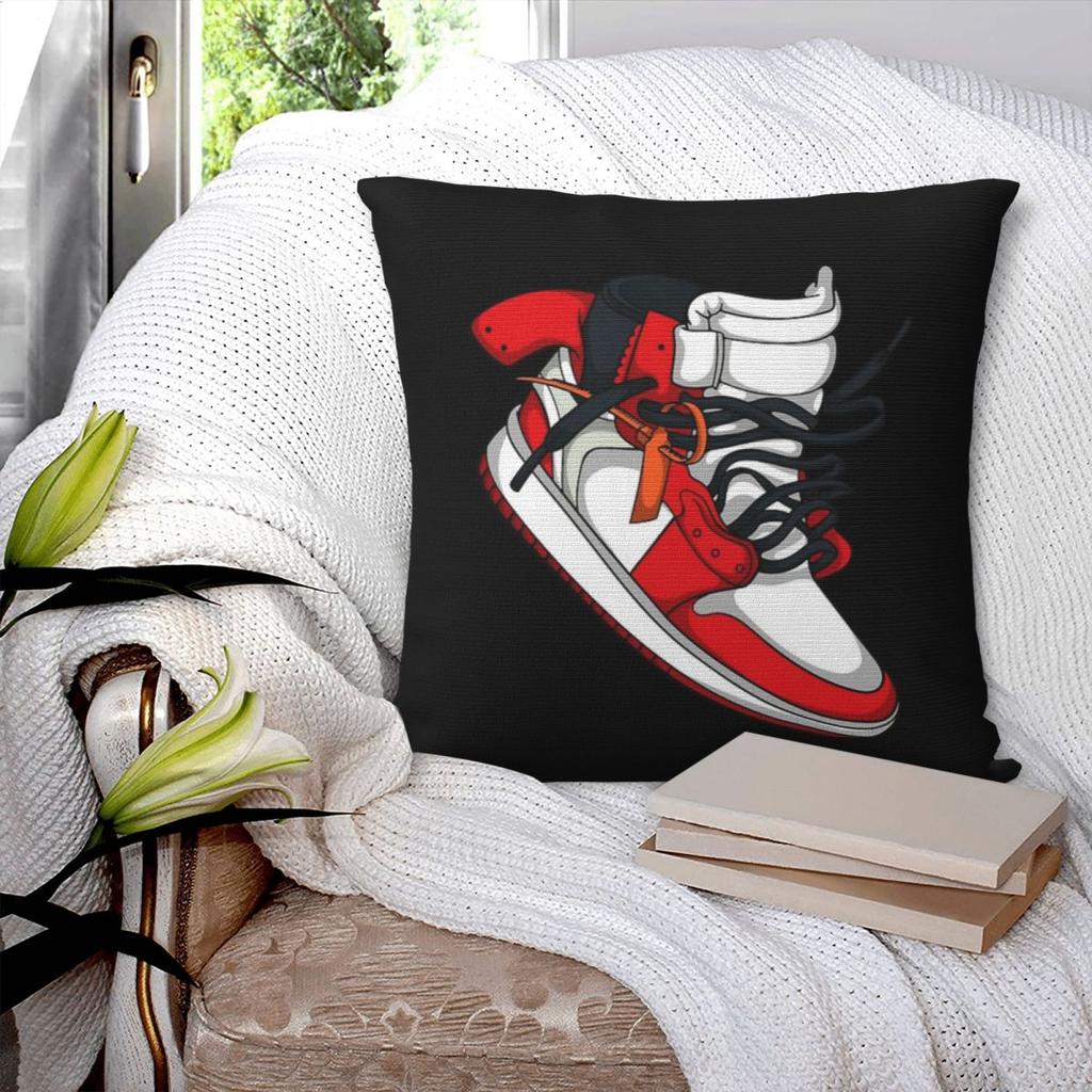 Sneaker Hype Square Pillowcase Pillow Cover Polyester Cushion Decor Comfort Throw Pillow for Home Bedroom