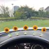 NEW 5pcs Cute Sunflower Design Car Ornaments Car Dashboard Car Window Edge Decoration Car Interior Decoration Accessories