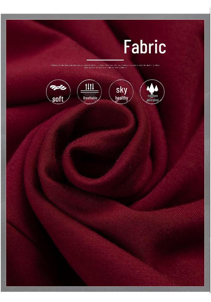 Women's Plus Velvet Hooded Sweatshirt: 2025 Autumn/Winter Loose Fit for Middle-Aged Moms (40+).