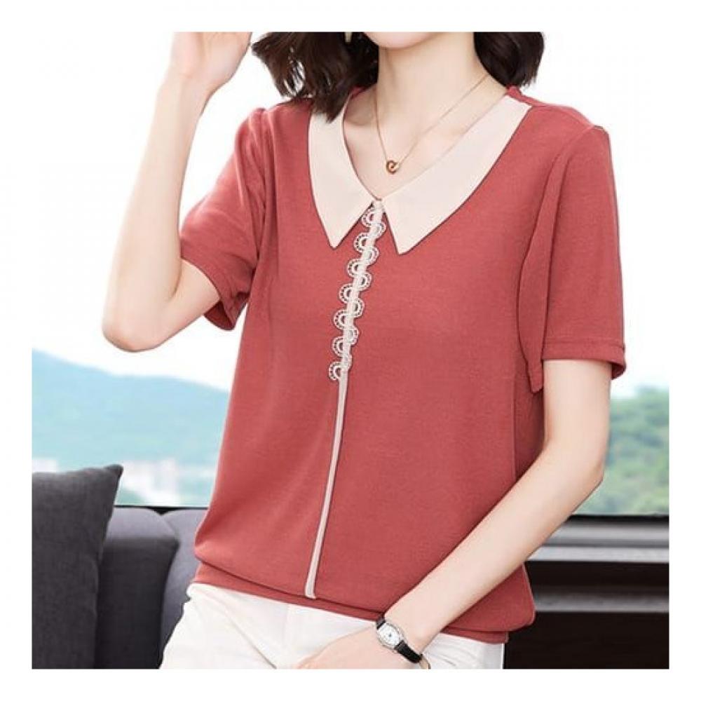 Navava Men Casual Solid Collar ShorT Sleeve T shirT nT1548