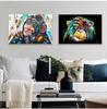 Graffiti Cute Monkey Canvas Painting Colorful Printed Poster and Prints Painting Wall Pictures For Living Room Home Decorations No Frame