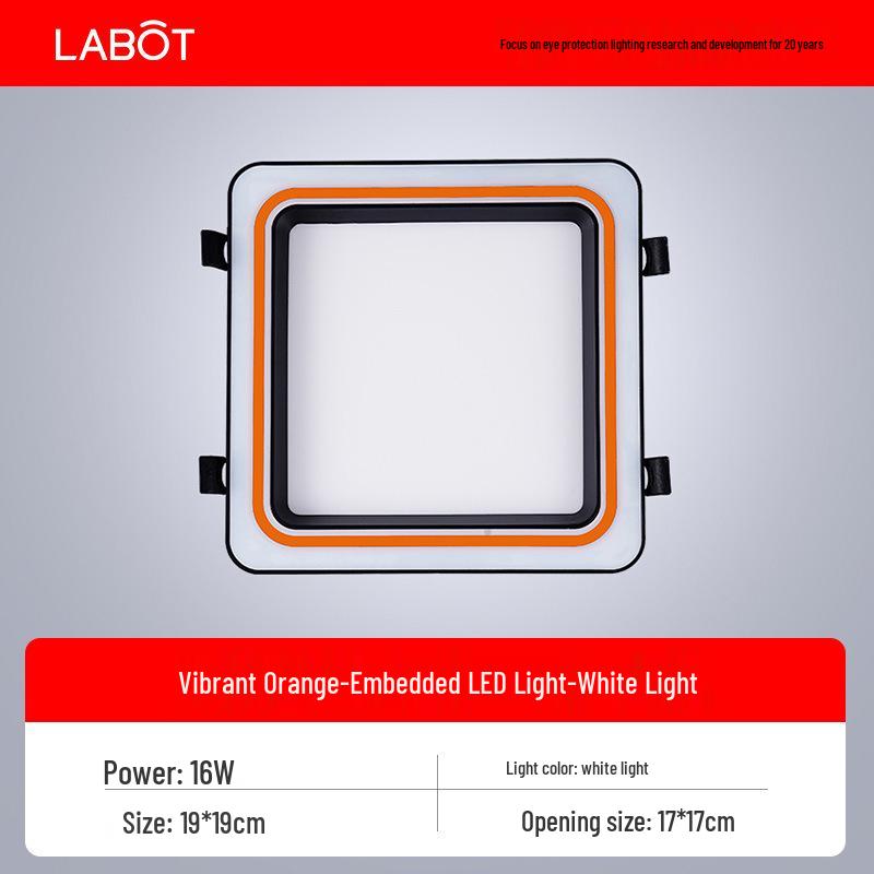 Large Recessed Square Downlight Panel with Honeycomb Design for Kitchen and Bathroom Ceilings (2020 Model)
