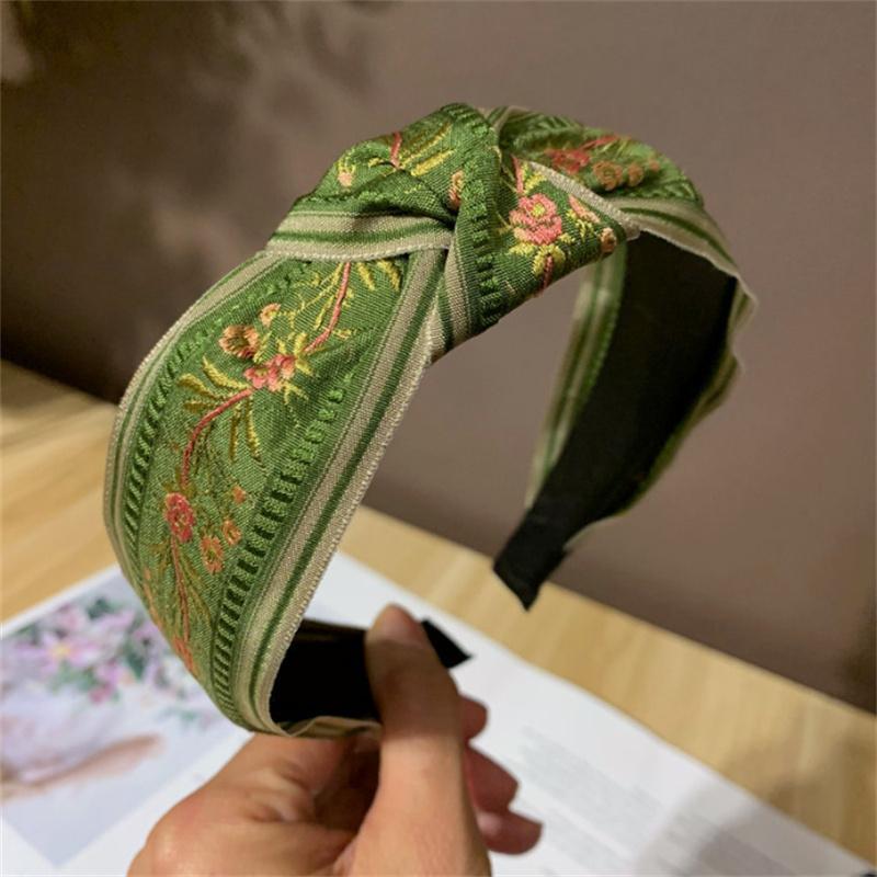 Gorgeous Flower Fabric Hairbands For Women Fashion Wide Headbands Girl Hair Bands Hoop Female Headwear Hair Accessories