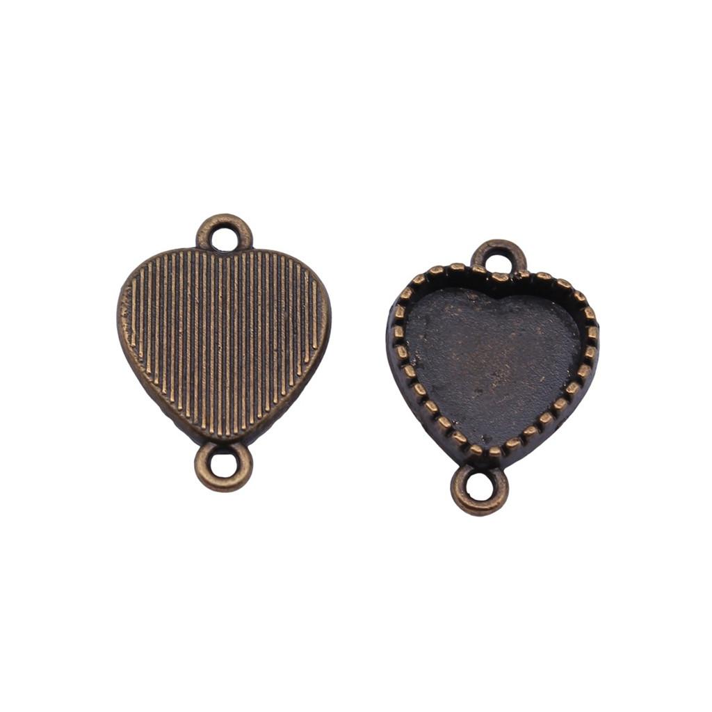Vintage Metal Bezel Frames Resin Art Bezel Connectors For Photo Craft