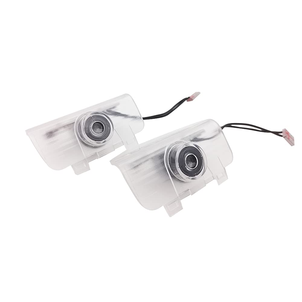 Car courtesy LED courtesy lamp, courtesy light with logo projection and ghost effect, for Honda Odyssey, 2-pack (Odyssey03)