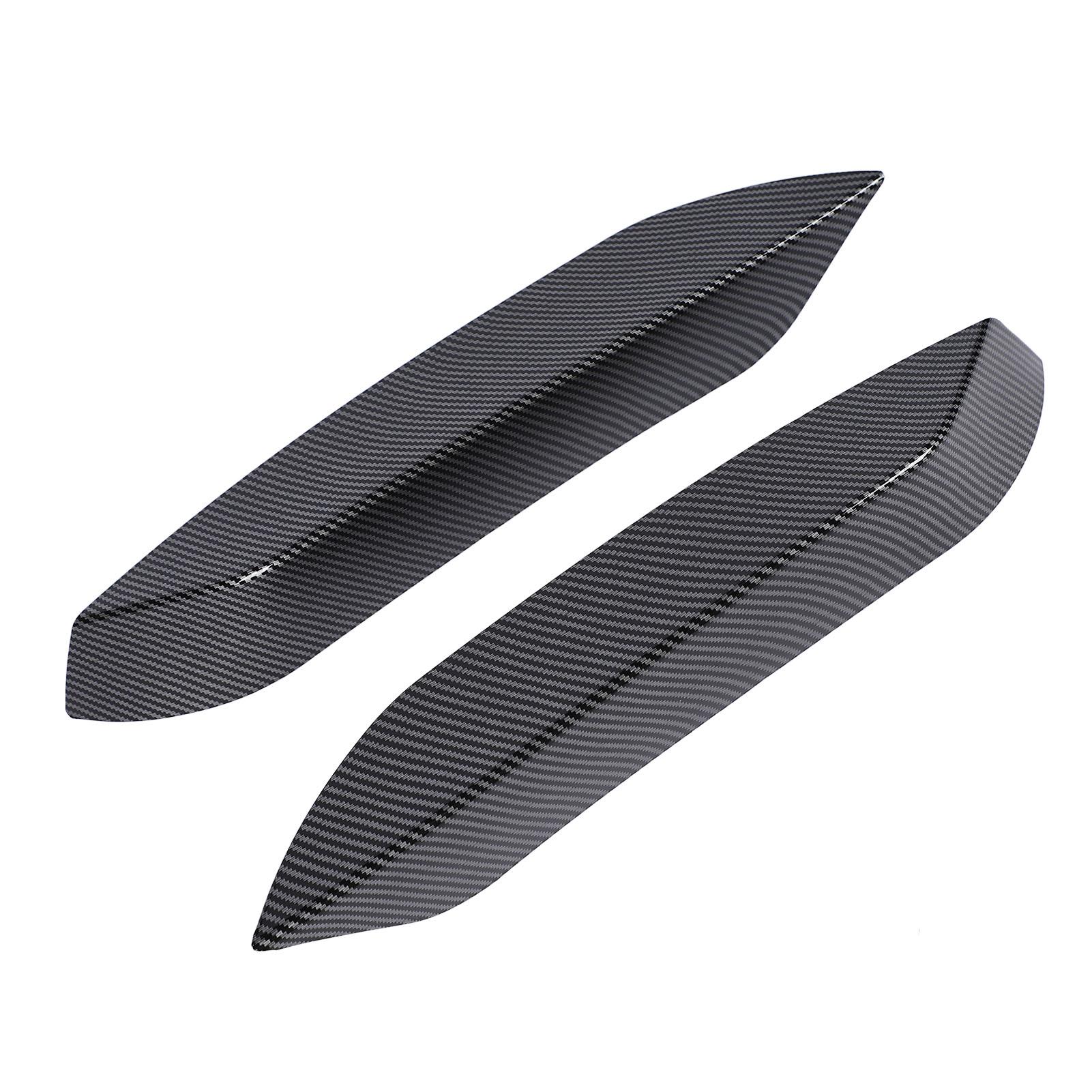 

1 Pair Front Bumper Side Vent Splitter Sporty Left Right Bumper Wind Knife for F80 M3 2014‑2021 Carbon Fiber Style