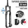 Nanlio MTB Air Suspension Fork 26 27.5 29 Inch 140mm Travel Damping Rebound Adjust Lightweight Bike Front Fork