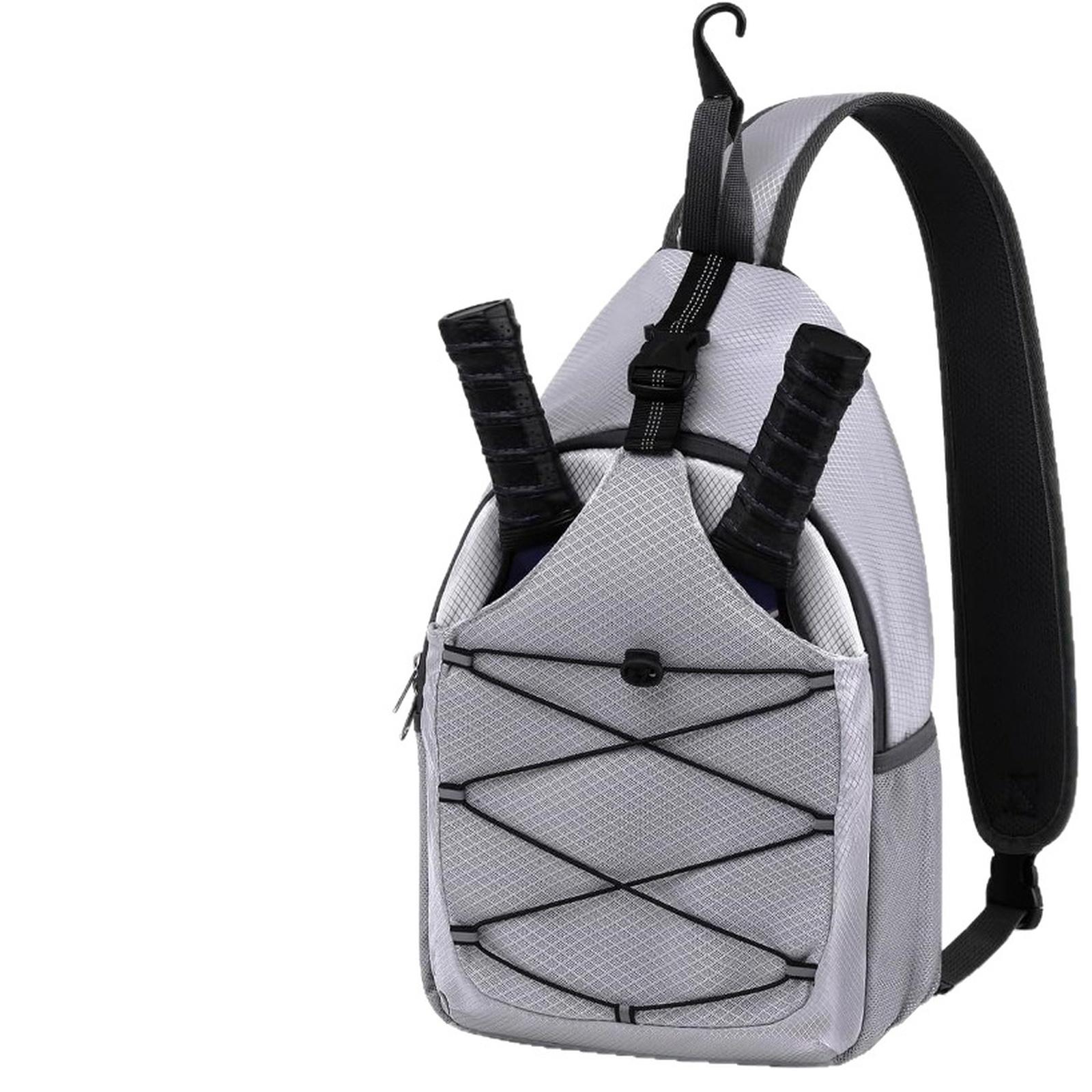 

Large Capacity Pickleball Rackets Backpack Holds 2 Rackets Lightweight Pickleball Paddle Bag Adjustable Pickleball Bag One Size