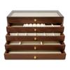 Juwelendoos Grote Capaciteit Multifunctionele Opbergdoos Ring Oorbel Armband Ketting Houder Organizer 5 Lagen