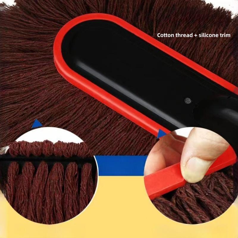 For Retractable Car Cotton Wax Brush Scrubbing Mop Dust Sweeping Dust Wax Mop Car Wash Tool Set