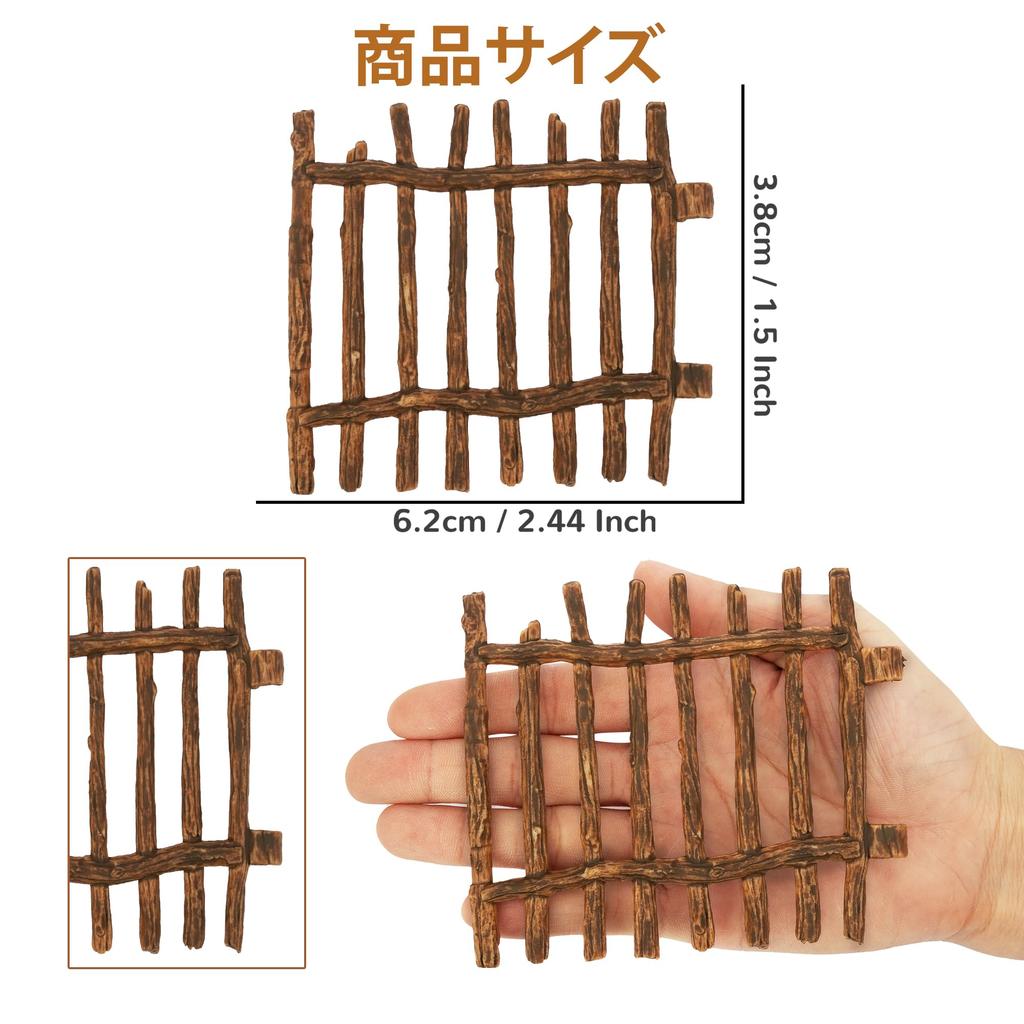 EYSCOTA 12PCS Farm Fence Toy Plastic Cowshed Paddock and Farm Animal Figures Accessories Fencing Playset for Kids Toddlers