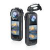 AntiFog Ventilated Lens Protectors for X5 Camera Tempereds Glass Cover With Secure Snap On