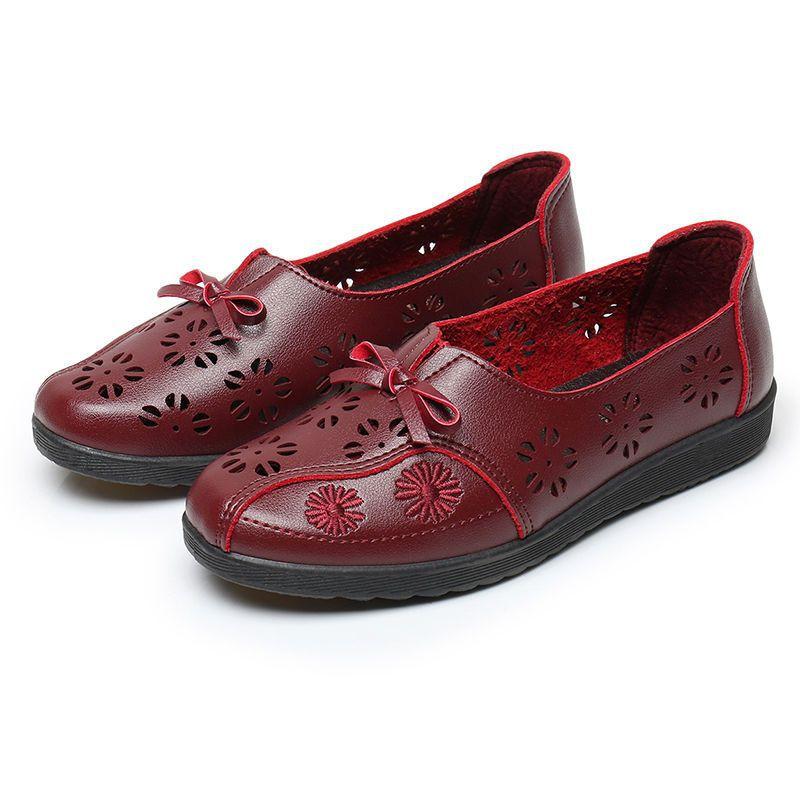 

Новые дышащие женские прогулочные туфли, нескользящая легкая женская повседневная обувь на мягкой подошве на плоском каблуке 40