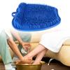 Dusch-Fußschrubber Weiches Silikon Anti-Rutsch Saugnapf Geruchsentfernung Fußwascher für Baden Badezimmer Massage