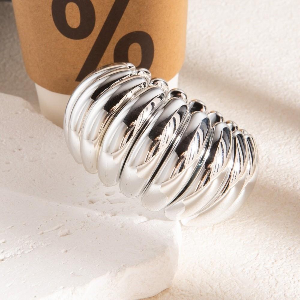 Elastic Design Geometric Bracelets Gold Silver Fashion Jewelry Elastic Bracelets  Special Occasions
