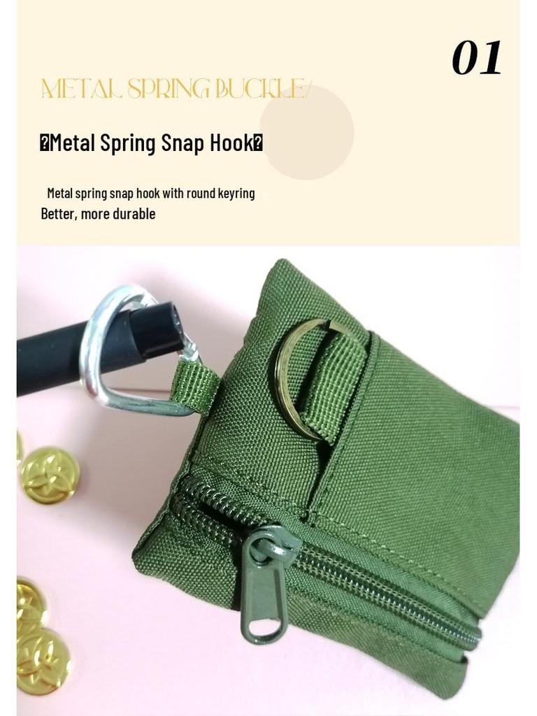 Men's Outdoor Tactical Mini Sports Wallet and Earphone Pouch