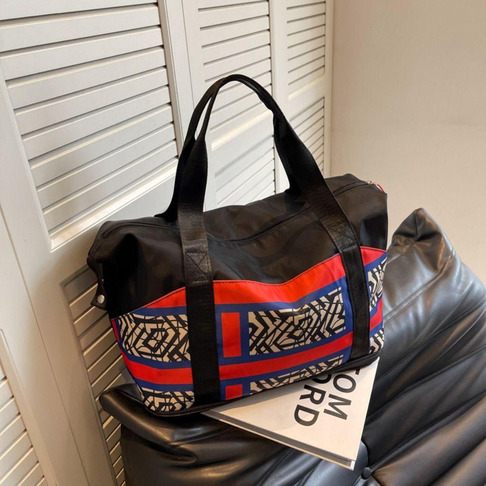 Multifunctional Nylon Travel Duffel Bag Waterproof Fitness Training Bag Carry on Luggage Bag Women