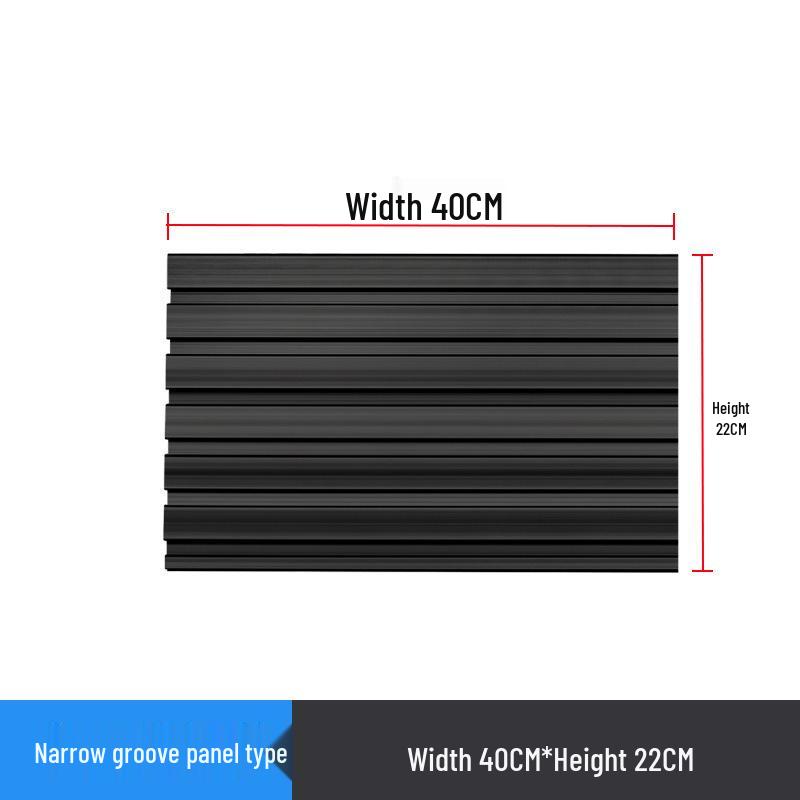 PVC Slotted Panel Display Stand for Mobile Accessories & Jewelry with Hooks