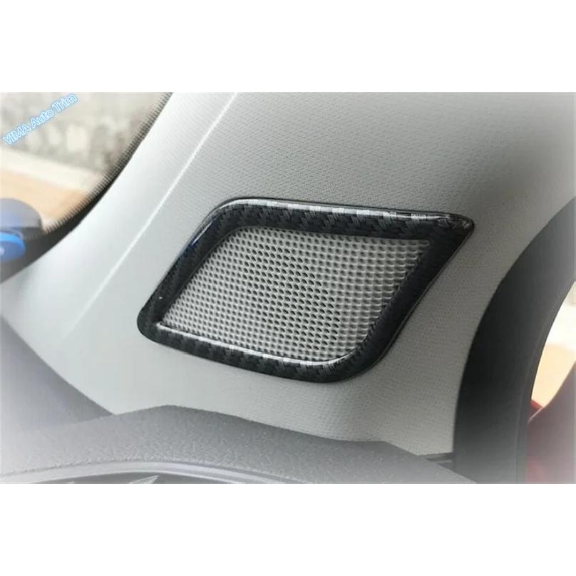 Car Covers Speaker Sound Ring Trim ABS Accessories Interior Styling Decoration Parts Moulding Auto Fit For MG ZS EV 2018 -