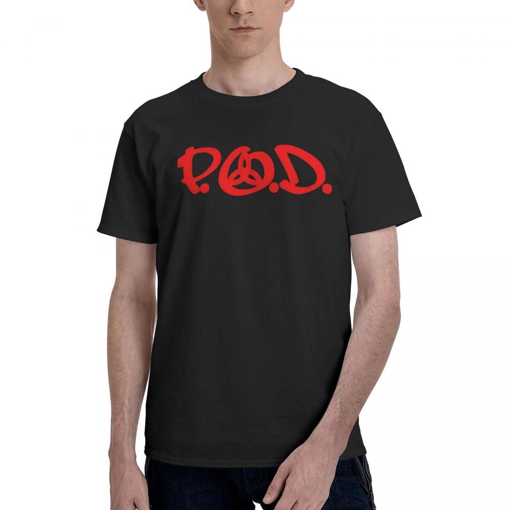 Genres Christian Metal Logo POD 100 Cotton Casual Breathable Confortable Anime Short Sleeve TShirt Graphic Tee