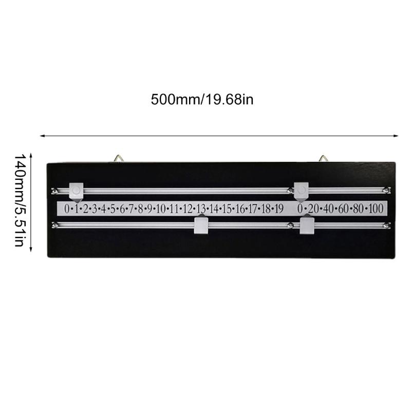 Billiard Tool for Club Billiard Scoreboard Wall Mounted Snooker Game Score Board