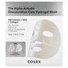 COSRX Alpha-Arbutin Pigmentation Care Hydrogel Beauty Mask, 3 Sheets, 34g (1.19oz) Each