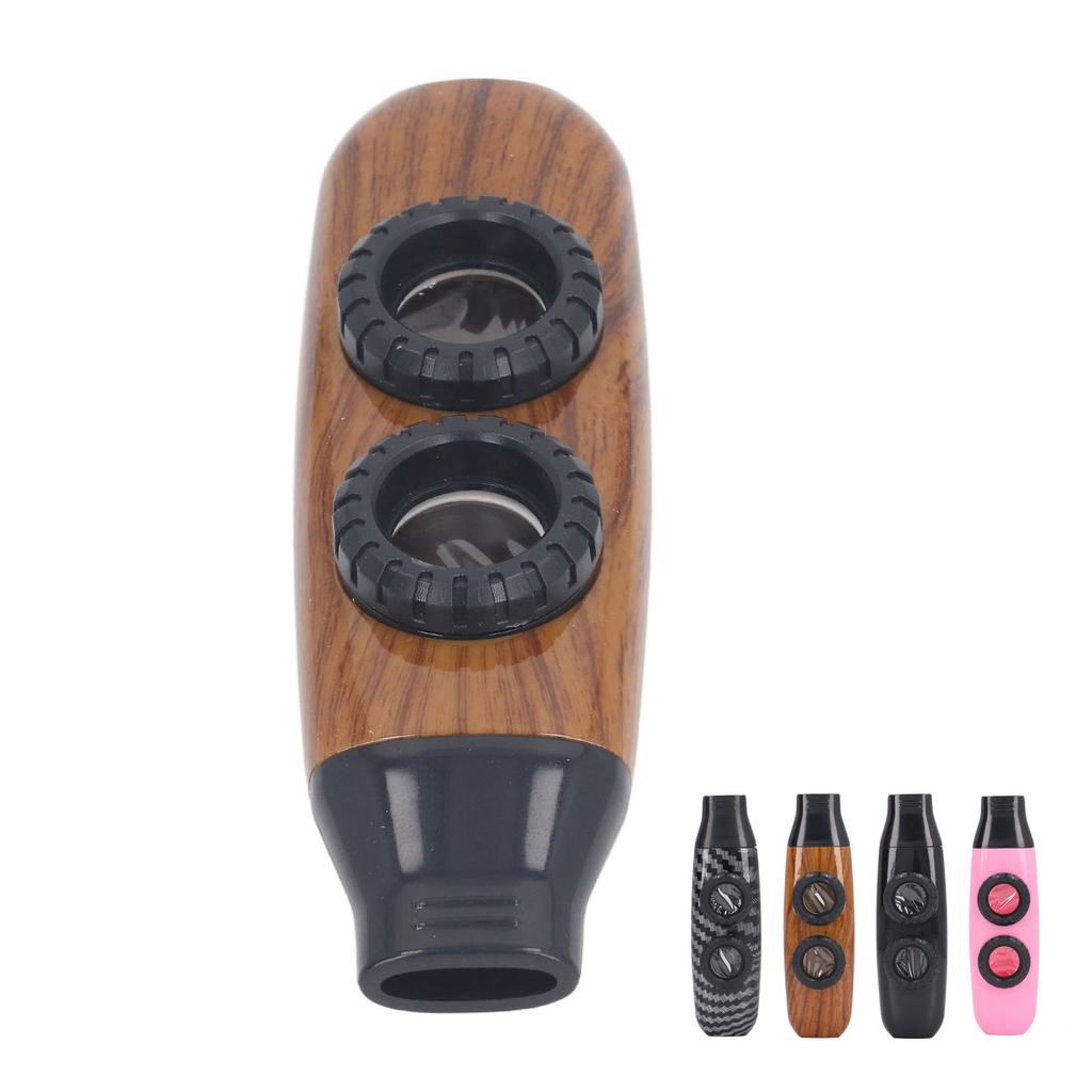 Dual Kazoo Flute Kazoo Flute Dual Hole Flute Wind Adjustable Musical Wind Instrument with Diaphragm for Playing Performance