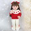 55CM Full Body Soft Silicone Reborn Toddler Doll Lifelike Soft Touch High Quality Doll Gifts for Children home Birthday Christmas gifts