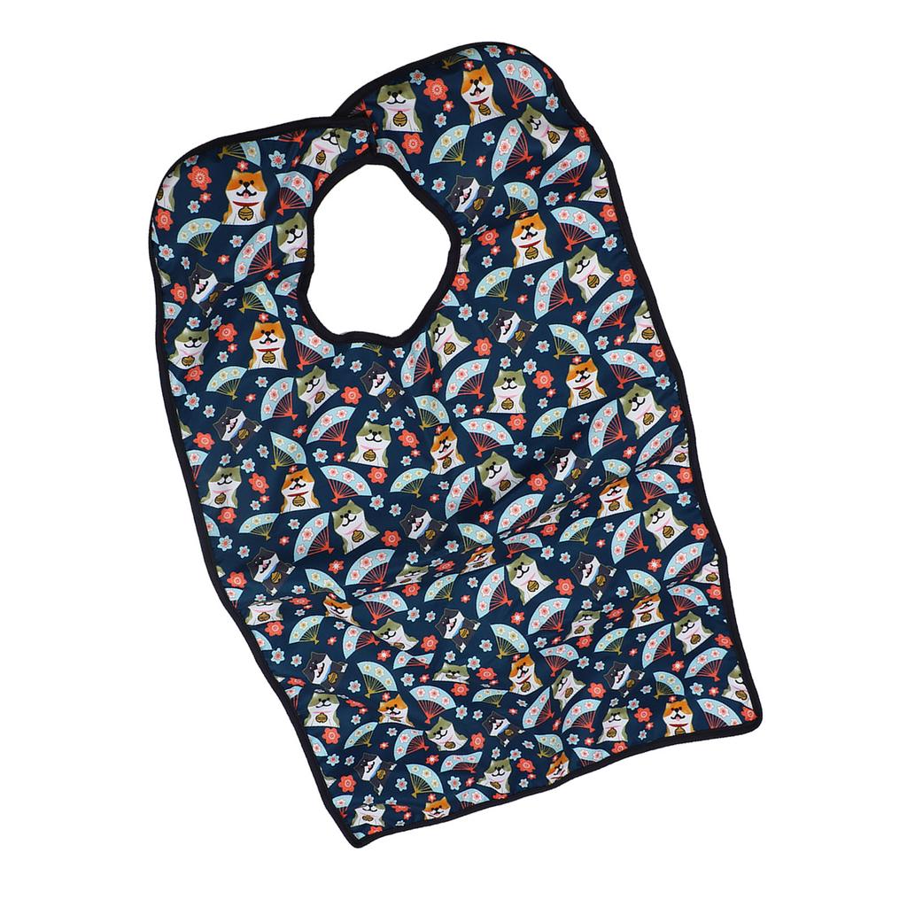 Adult Bib for Elderly Anti Dirty Breathable Soft Reusable Washable   Proof Eating Clothing Protector