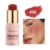 3 In 1 Three Dimensional Blusher Stick Long Lasting Waterproof   Matte Blush Eyeshadow Lip Universal