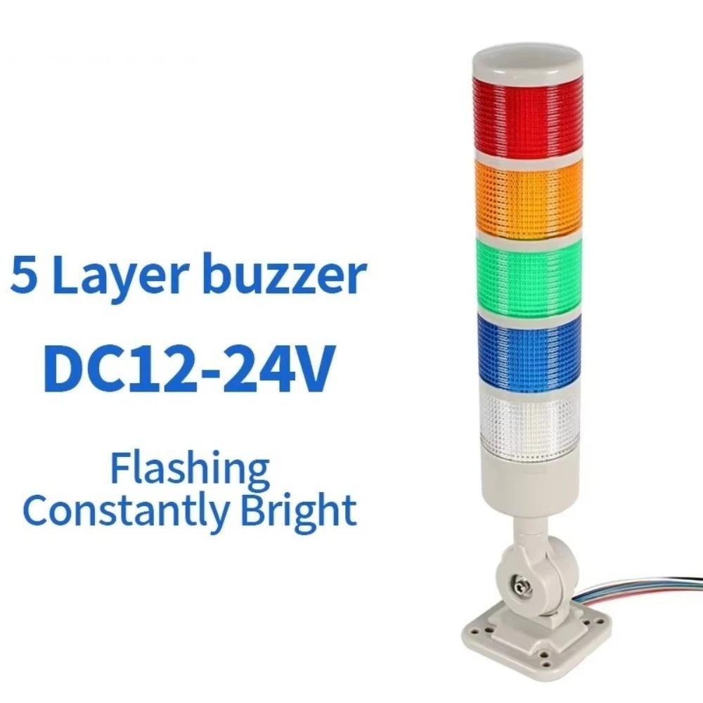 DC12-24V AC220V Led Stack Lights Steady Flashing Industrial Signal Lamps Led Signal Tower Light
