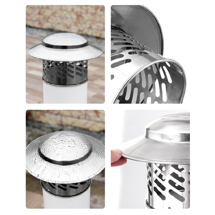 Practical Weatherproof Stainless Steel Chimney Hat Convenient for Efficient Ventilation Systems Protective In Homes