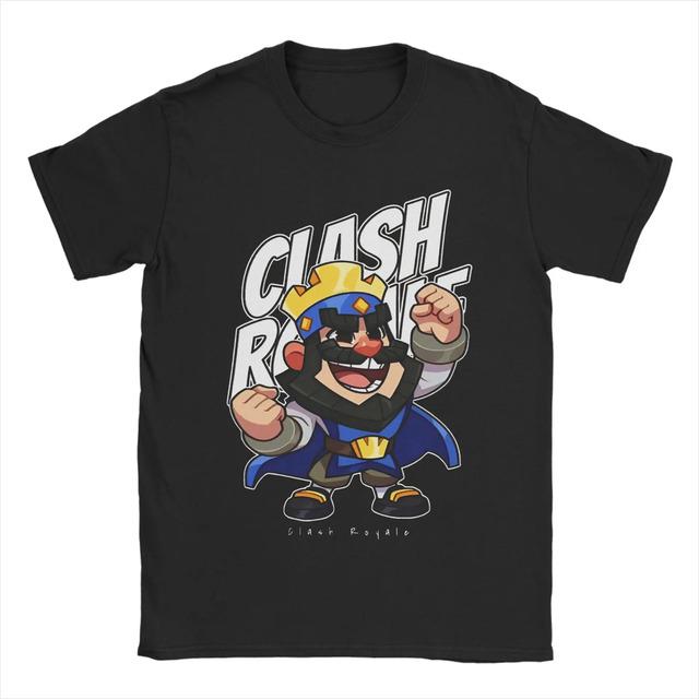 Clash Royale K Cartoon Print T-Shirt S