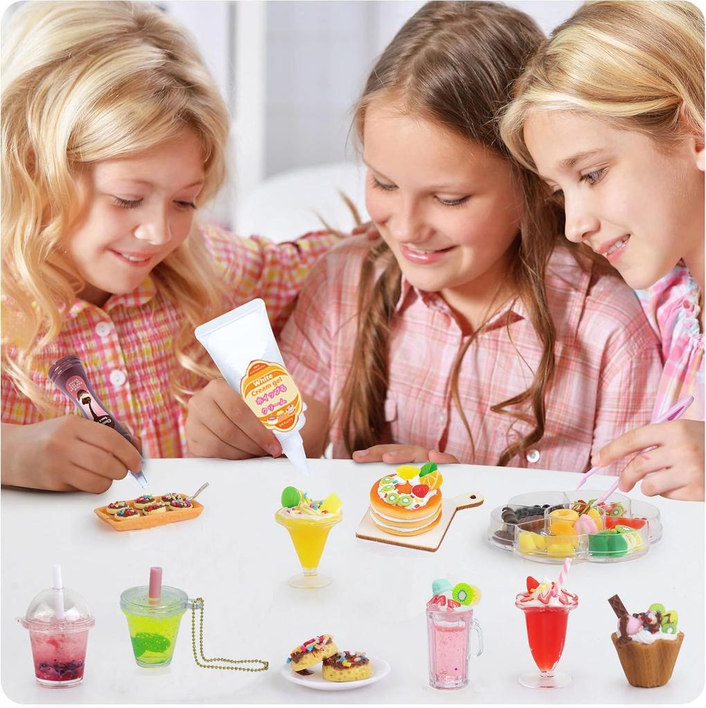 Craft Kit, Making Toy, Craft Kit, Handmade Kit, Sweets Party Set, Ages 8 and Up, Toy, Decoration, Cream, Pastry Chef, Play Kitchen, 12 Pieces, Food Cr