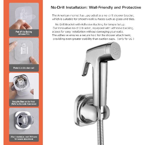 Dog Shower Attachment Set for Pet Bathing and Dog Washing-Dog Shower Sprayer Kit with Hand Held Shower Head and Water Hose and Shower Arm Diverter