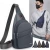 Wear Resistant Waterproof Chest Bag New Korean Student Backpack Joker Casual Crossbody Oxford Cloth Large Chest Bag