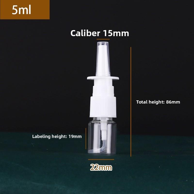 Plastic Spray Bottle Refillable Fine Mist For Beauty Products And Gift Packaging 5ml Transparent