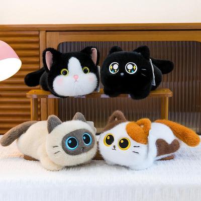 Adorable Cat Plush Pillow - Small Sleeping Hug Doll for Girls, Perfect As a Birthday Gift