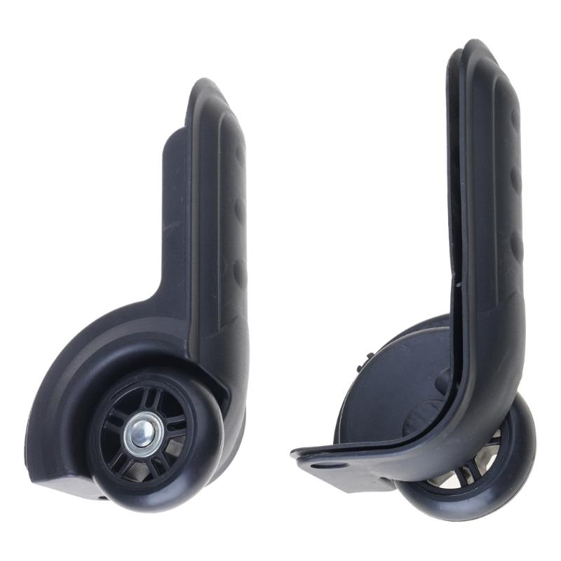 1 Pair DIY Suitcase Replacement Casters Repair Spare Castor Wheels for Travel Luggages Easy Install