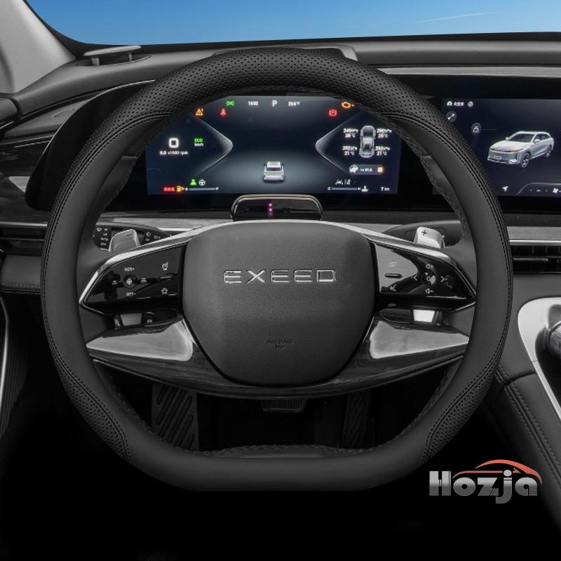 Leather Car Steering Wheel Cover for CHERY Exeed LX TXL VX 2024 2025 2026 Interior Accessories