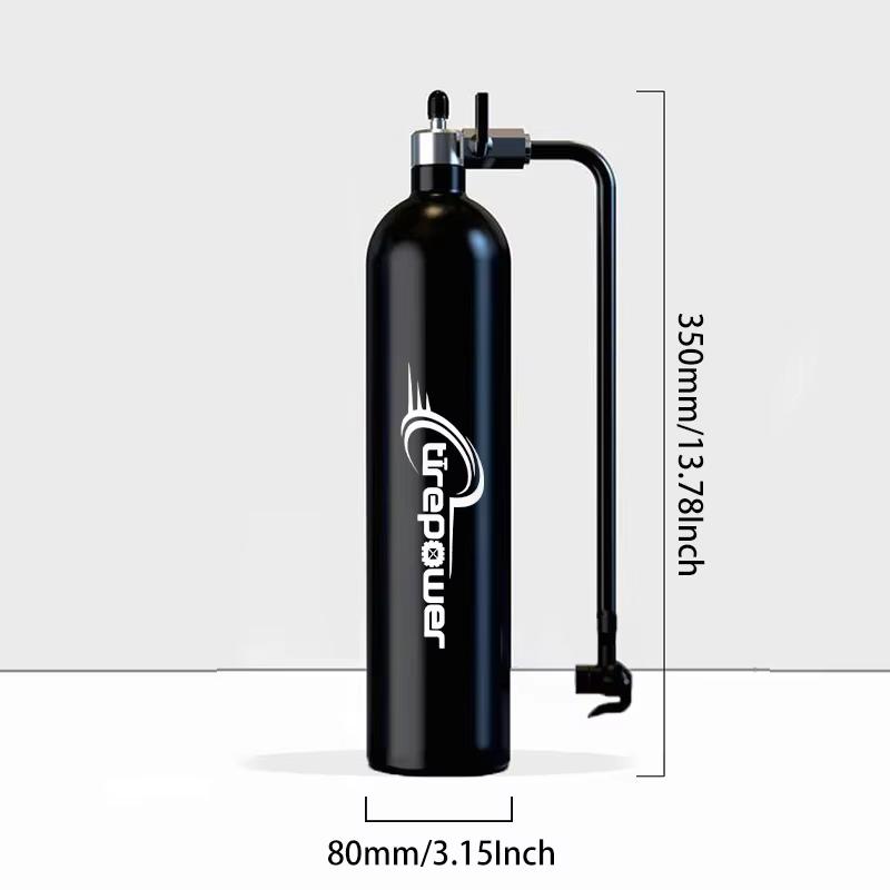 200PSI High Pressure Tank Pump Inflator Tyre Air bottle Tire Booster 1.3L With Valve Gas Cylinder For Bike Vacuum Tubeless Tire