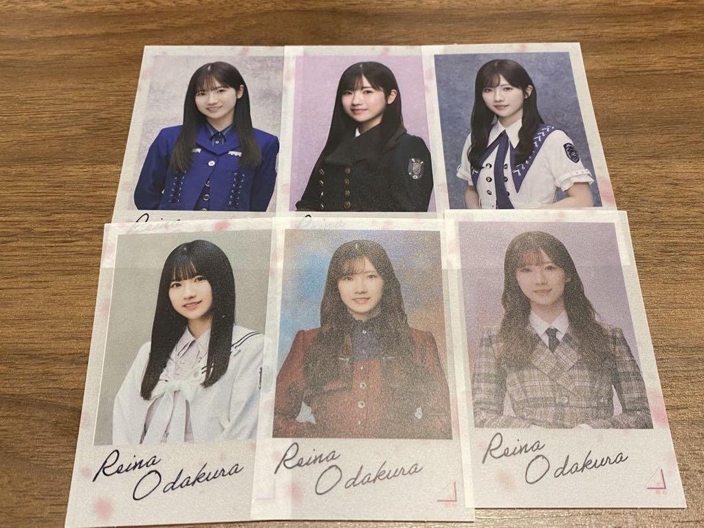 [USED] Sakurazaka46 Random Clear Sticker Reina Odakura