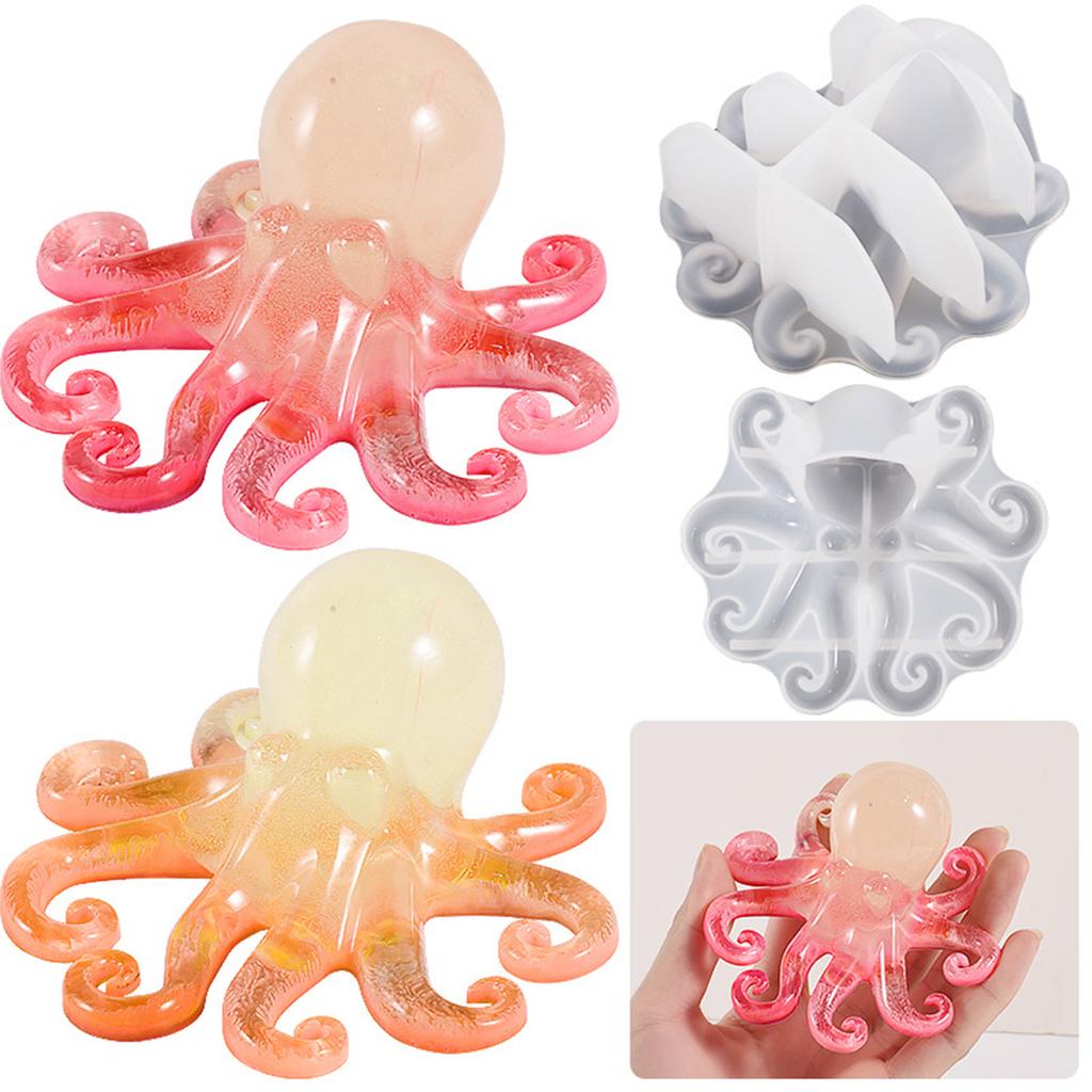 Marine Octopus Ornament Crafts Silicone Mold Jewelry Epoxy Casting Jewelry Tool Making Resin Diy Craft Home Decoration