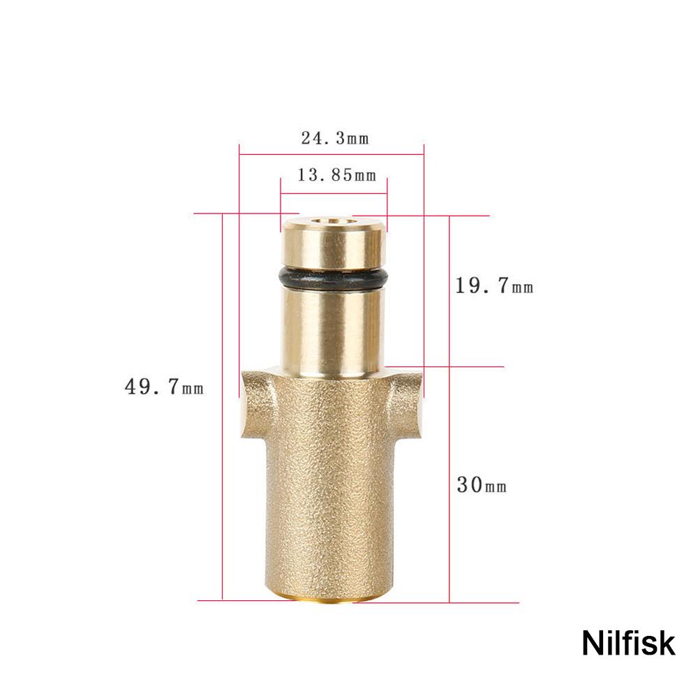 High Pressure Washer Car Washer Brass Adaptor Snow Foam Jointr Karcher Lavor Huter AR Makita Interskol Bosche Alto Patriot Bort