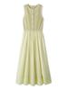 Bicolor Line Knit Docking Dress LWNO264007 LIME F [Lily Brown] Women's