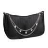 1 Piece Diy Handles Butterfly Cross Pearl Pendant Shoulder Bag Chain Replacement Bag Accessories Multi-Layer Metal Bag Chain