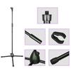 Suport pentru microfon COCOSUN drept cu 1 suport pentru microfon Suport microfon condensator Suport vertical trepied Excelent pentru seminarii live moderne din metal negru,