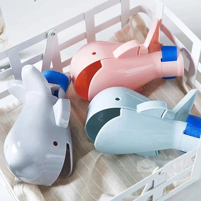 Bathroom Household Tools Lovely Whale Faucet Extender for Children Hand Washing Sink Accessories Kitchen Faucet Accessories